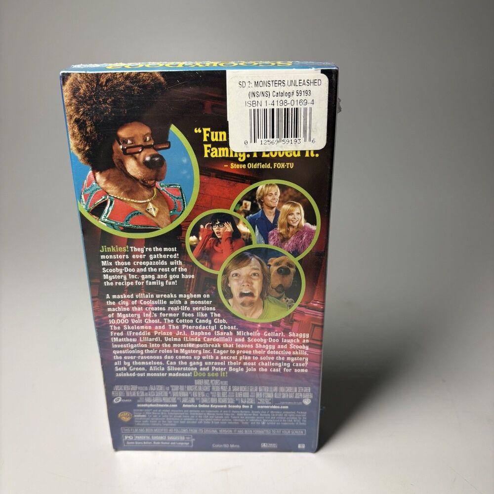 Scooby-Doo 2 Monsters Unleashed VHS 2004 Sealed - Picture 3 of 5